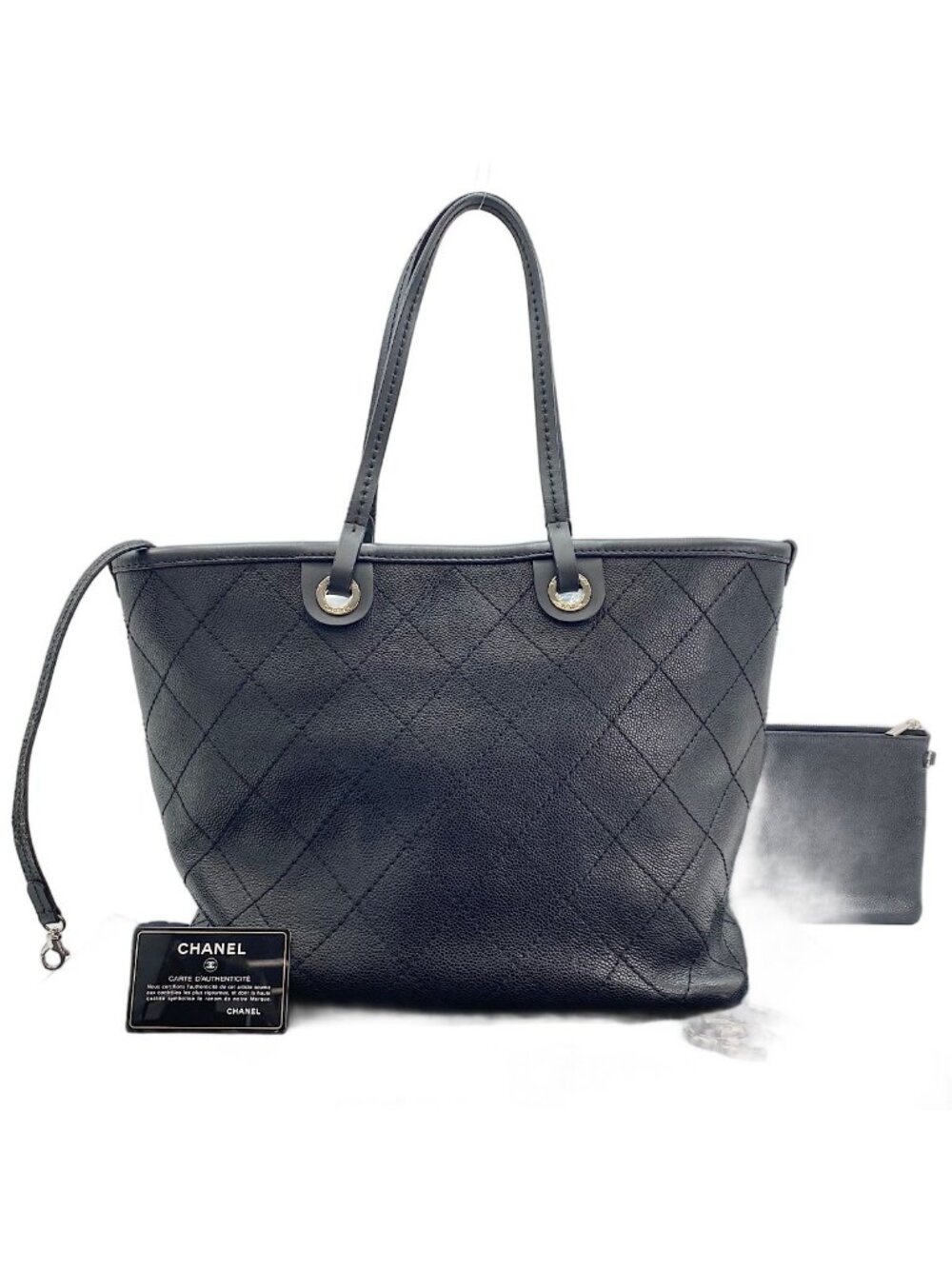 Chanel Tote Quilted Black